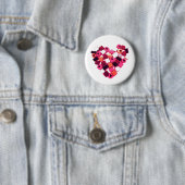 snoep hartspeld knop ronde button 5,7 cm (In situ)