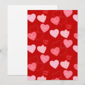 Snoep Heart Cascade Feestdagenkaart (Voorkant / Achterkant)