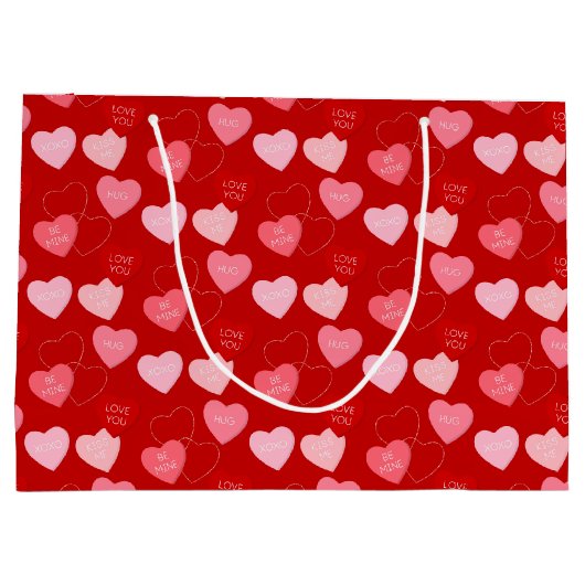 Snoep Heart Cascade Groot Cadeauzakje (Achterkant)