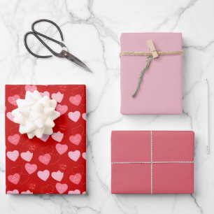 Snoep Heart Cascade Inpakpapier Vel