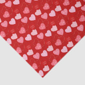 Snoep Heart Cascade Tissuepapier (Detail)