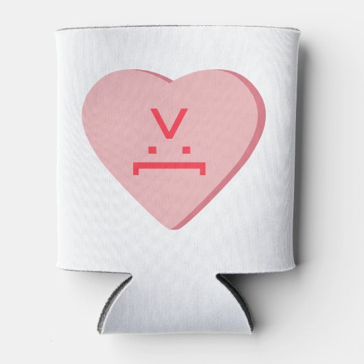 Snoep Heart - Devil Face Blikjeskoeler (Voorkant)