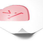 Snoep Heart - Devil Face Foto Afdruk (Hoek)