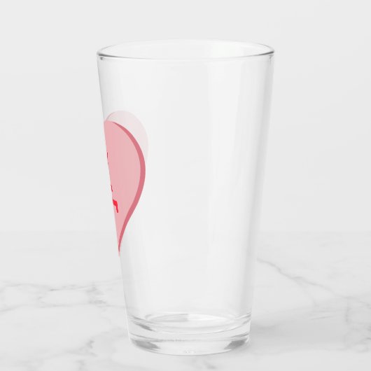 Snoep Heart - Devil Face Glas (Links)