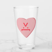 Snoep Heart - Devil Face Glas (Voorkant)