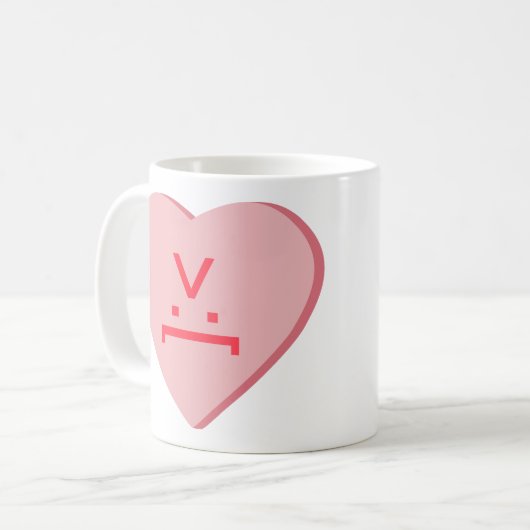 Snoep Heart - Devil Face Koffiemok (Voorkant links)