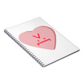 Snoep Heart - Devil Face Notitieboek (Rechterzijde)
