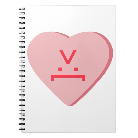 Snoep Heart - Devil Face Notitieboek (Voorkant)