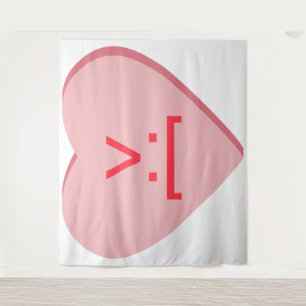Snoep Heart - Devil Face Wandkleed