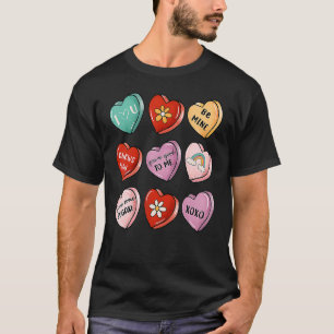 Snoep Heart Kiss Valentijnsdag Women Girls T-shirt