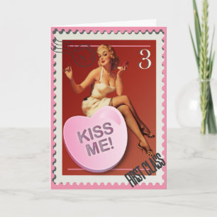 Snoep Heart KissMe! Kitsch Bitsch Valentijn Kaart