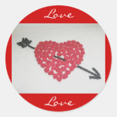 Snoep Heart Love Sticker (Voorkant)