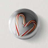 Snoep Heart Ronde Button 3,2 Cm (Voorkant)