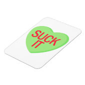 Snoep Heart - SUCK IT Magneet (Linkerzijde)