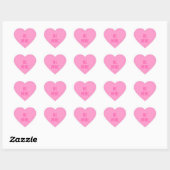 SNOEP HEART Valentijn "Be Mine Pink" Hart Sticker (Vel)