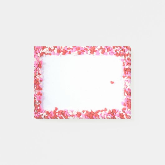 Snoep Hearts Post merkt op Post-it® Notes (Voorkant)