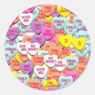 Snoep Hearts Stickers