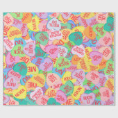 Snoep Hearts V. 2.0 Cadeaupapier (Vlak)