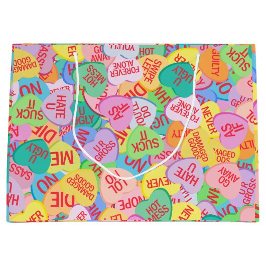 Snoep Hearts V. 2.0 Groot Cadeauzakje (Voorkant)