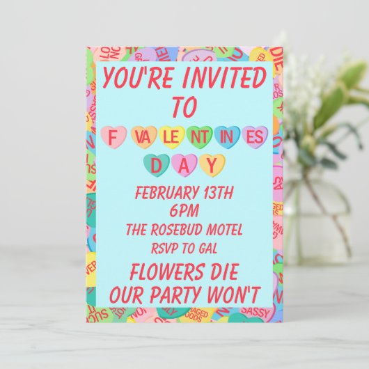 Snoep Hearts V. 2.0 Kaart (Staand voorkant)