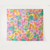 Snoep Hearts V. 2.0 Wandkleed (Voorkant (horizontaal))