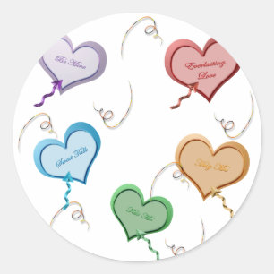 Snoep Hearts Valentijn Stickers