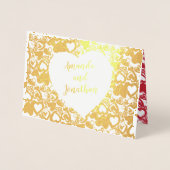 Snoep hoort bij elkaar voor altijd Jubileum Folie Kaarten (Voorkant)