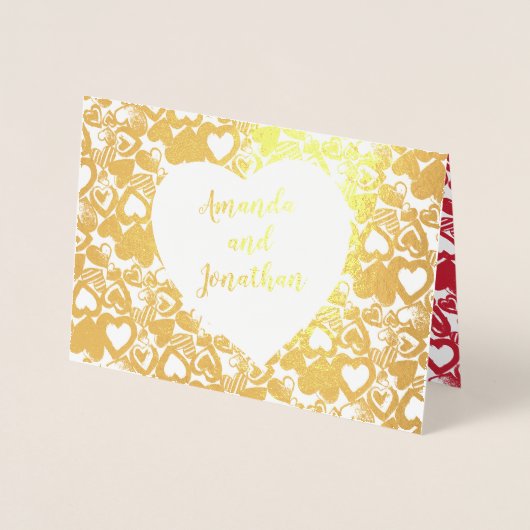 Snoep hoort bij elkaar voor altijd Jubileum Folie Kaarten (Voorkant)