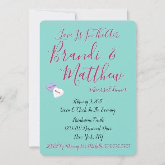 Snoep hoort jou en mij feestvieren kaart (Achterkant)