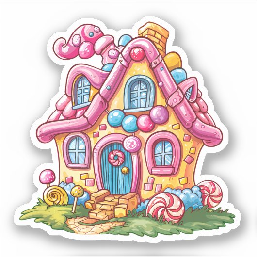 Snoep House Sticker (Voorkant)