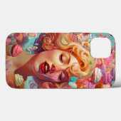 Snoep Ice Cream Girl Surreal Fantasy Art Case-Mate iPhone Case (Achterkant (horizontaal))
