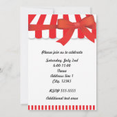 Snoep Ice Cream Parlor Shop Old Fashion Invitation Kaart (Achterkant)