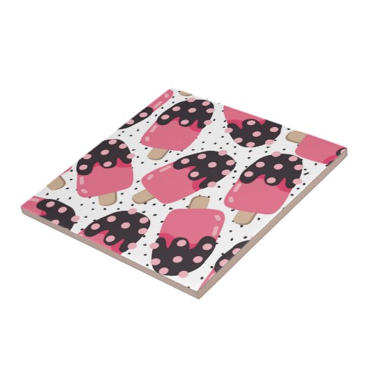 Snoep Ice Cream Patroon Tegeltje (Zijkant)