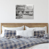 Snoep & Ijs Winkel, 1938 Canvas Afdruk (Insitu (Slaapkamer))