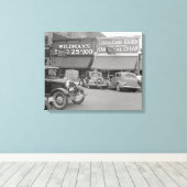 Snoep & Ijs Winkel, 1938 Canvas Afdruk (Insitu (Houten vloer))