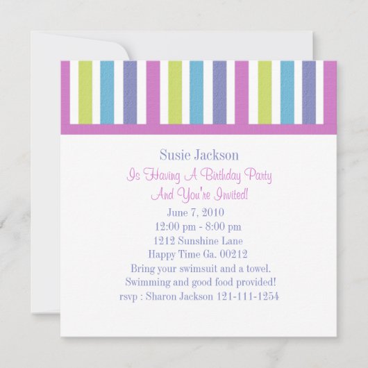 Snoep-inktzegels Kaart (Voorkant)