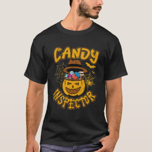 Snoep inspecteur Halloween Pumpkin T-Shirt
