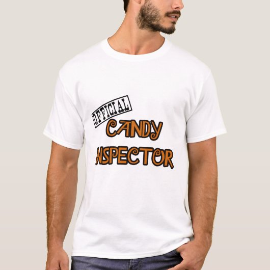 snoep inspecteur t-shirt (Voorkant)