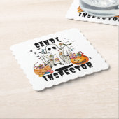 Snoep Inspector.w Kartonnen Onderzetters (Gebogen)