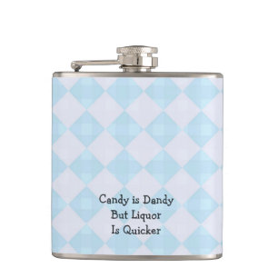 Snoep is Dandy, maar Liquor is Quicker Retro Flask Heupfles