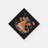 Snoep is mijn schattevrije draak servet (Hoek)