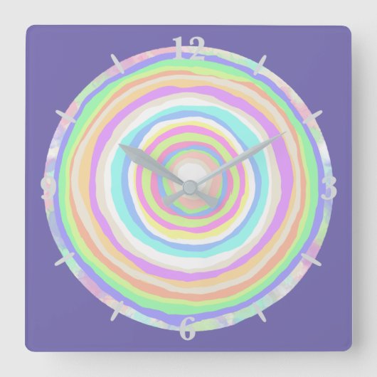 Snoep Jawbreaker Slice Vierkante Klok (Voorkant)