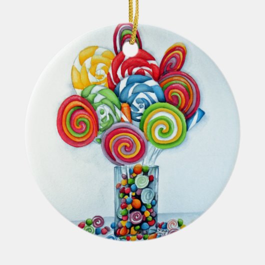 Snoep Keramisch Ornament (Voorkant)