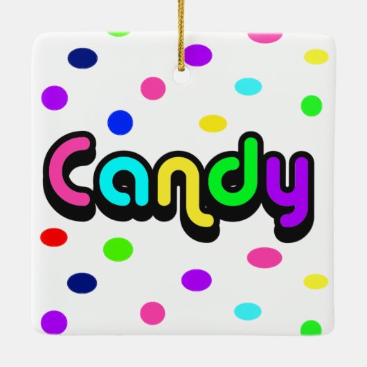 Snoep-keramisch ornament (Achterkant)