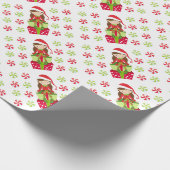 Snoep kerst cadeaupapier (Hoek)