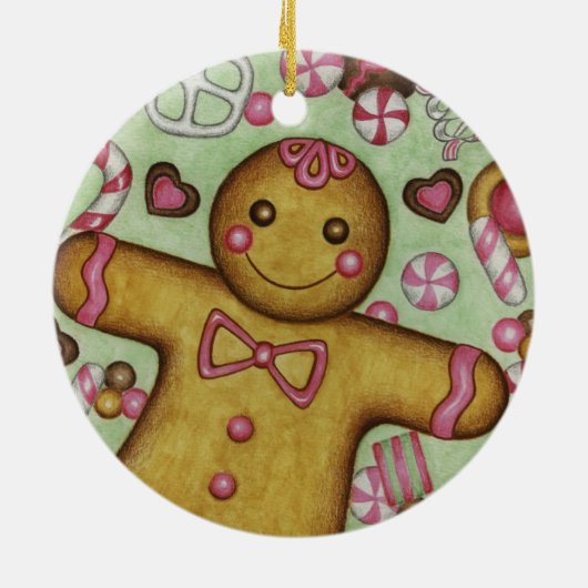 Snoep kerstboomvakantie Ornament voor ontbijtkoek (Achterkant)