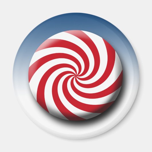 Snoep kerstfeestdag Magnet (Voorkant)