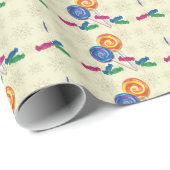 Snoep kerstfeestdagen cadeaupapier (Rol Hoek)