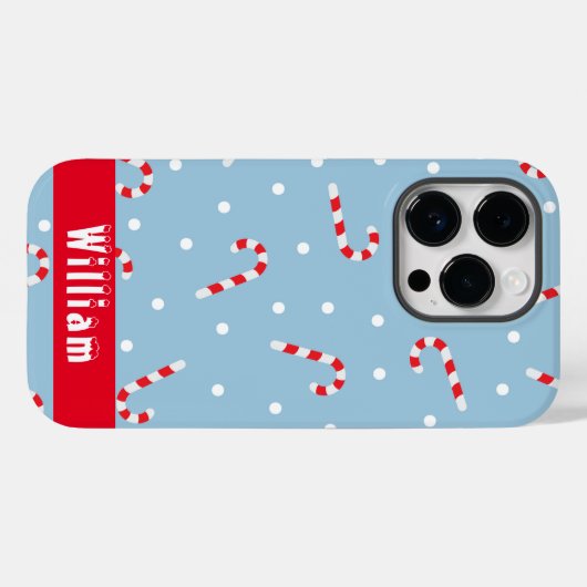 Snoep kerstmis Case-Mate iPhone Case (Achterkant (horizontaal))