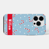 Snoep kerstmis iPhone Hoesje (Achterkant horizontaal)